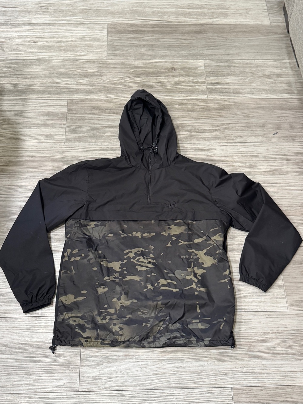 Afraid of the Dark Multicam Black Anorak Windbreaker Jacket